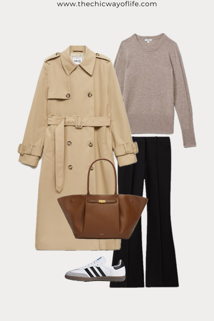 Knit sweater outfit