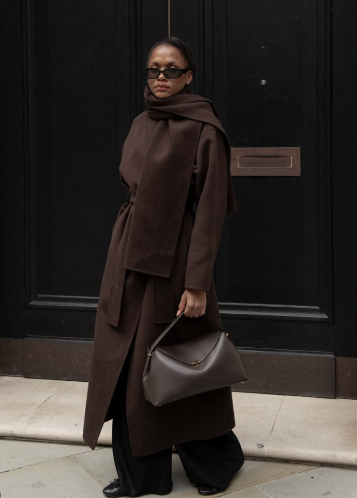 brown outfit