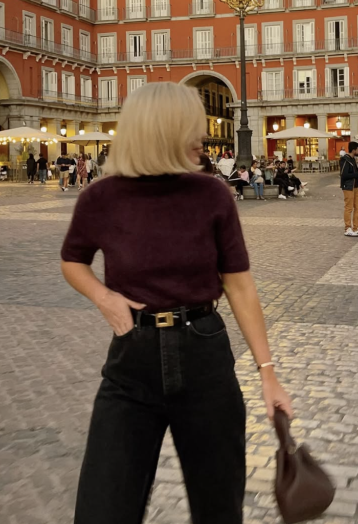 black jeans