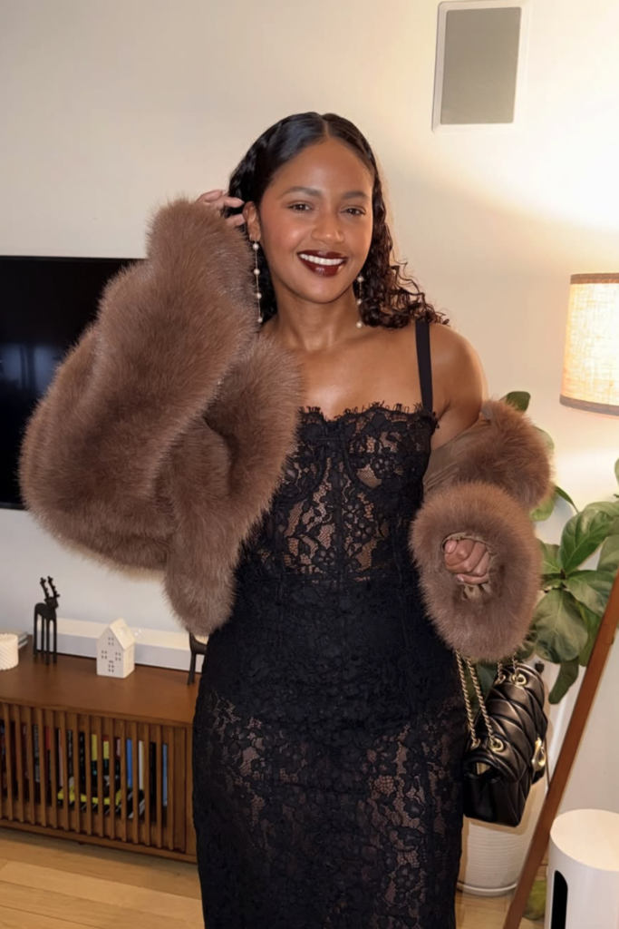 winter dinner outfit